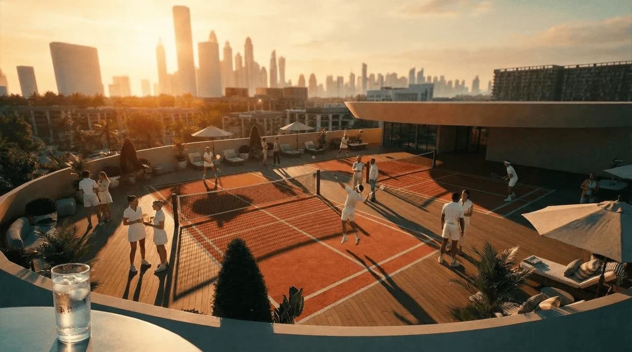 Regent Yacht amenity Paddel Court - Al Sufouh, Dubai - by Palladium Prime Real Estate Development