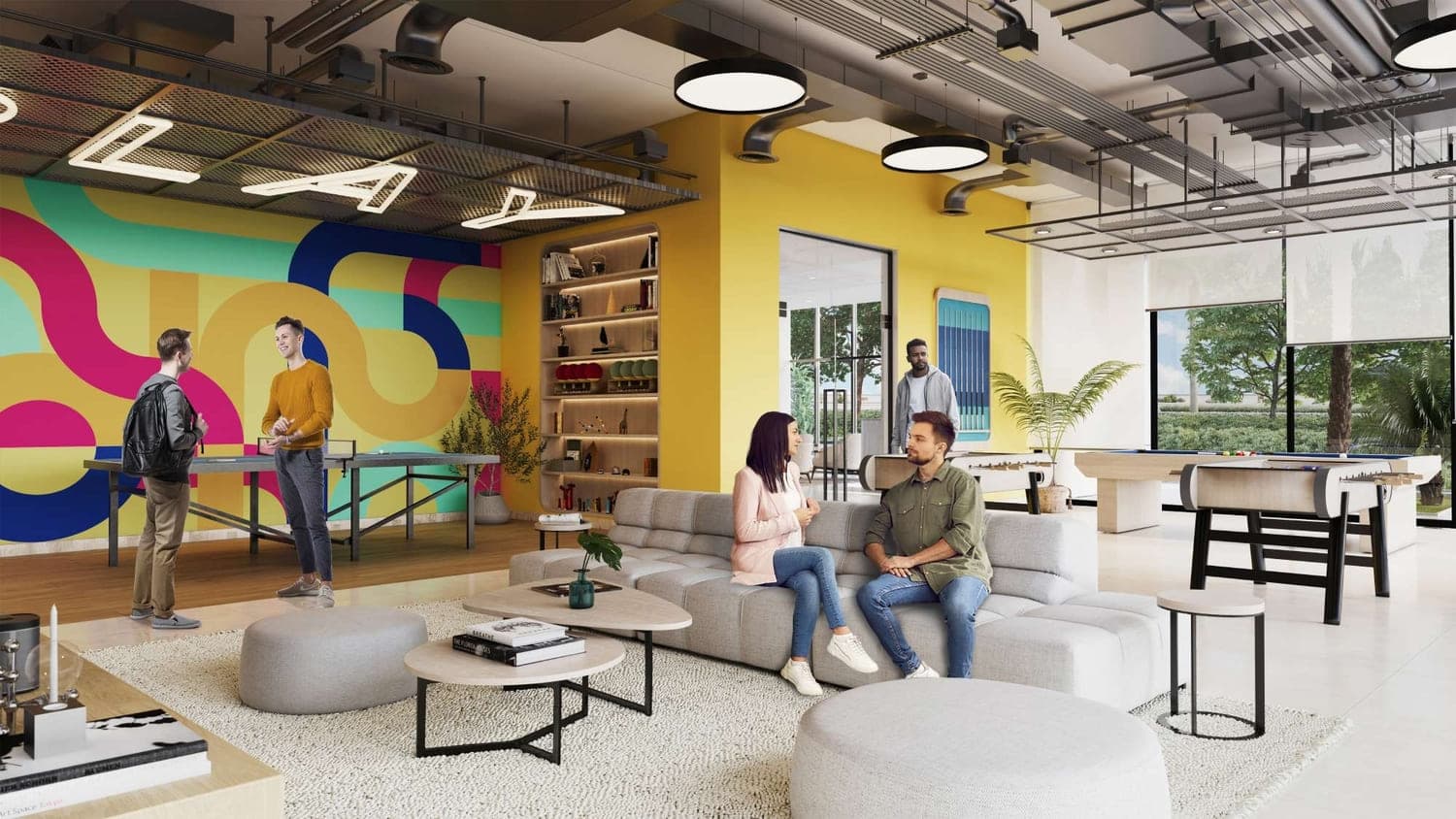Rehan amenity Lounge - Maryam Island, Dubai - by Eagle Hills