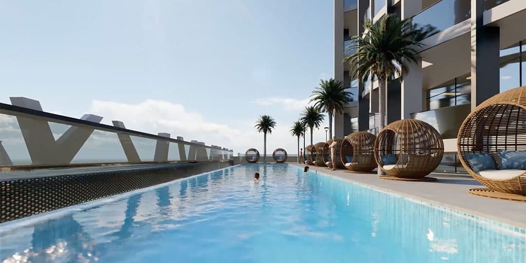 Renad Tower amenity Swimming Pool - Reem Island, Dubai - by Tiger Group