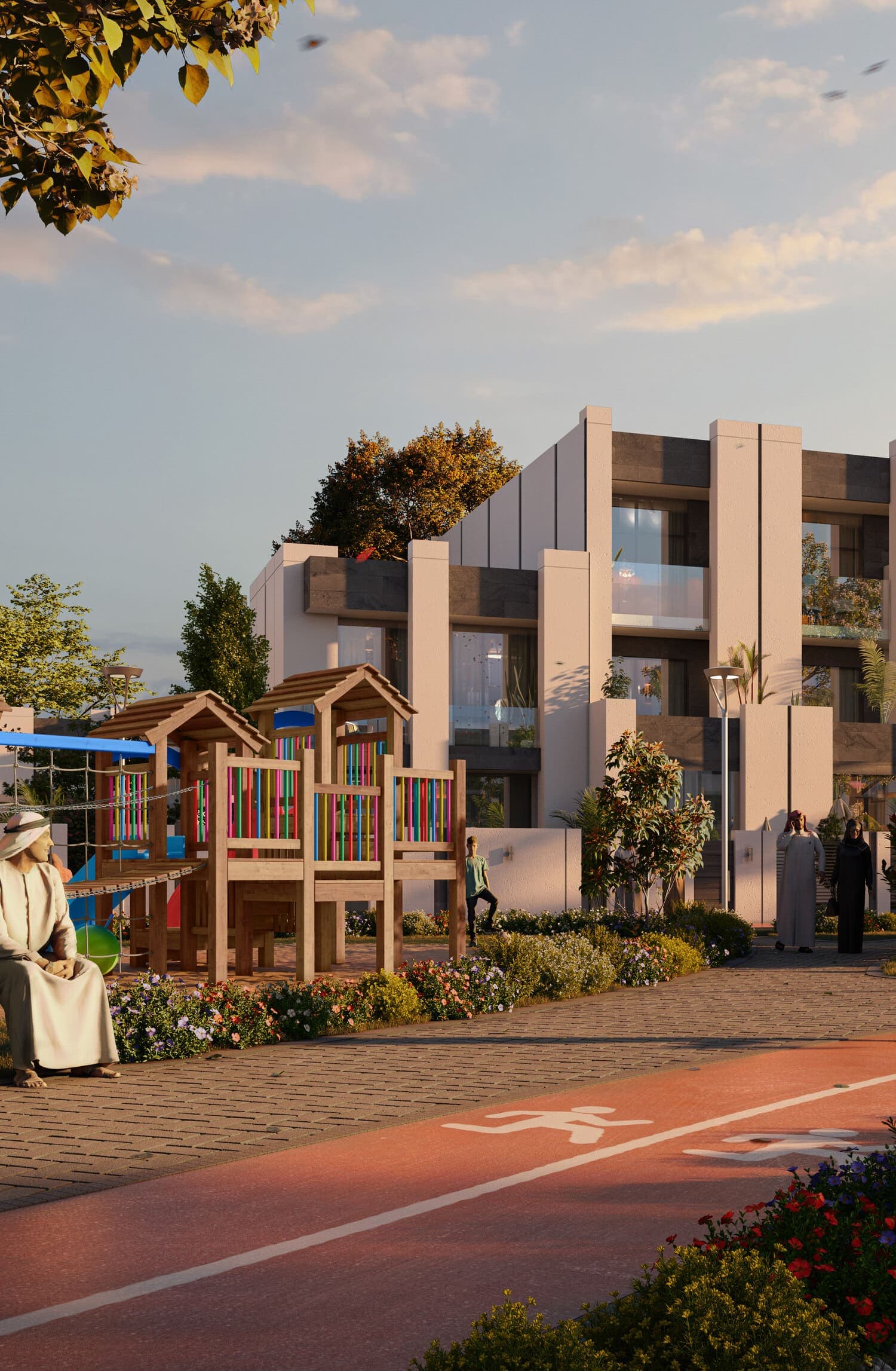 Reportage Village amenity Kids Play Area - Wadi Al Safa 7, Dubai - by Reportage Properties