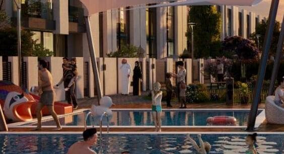 Reportage Village amenity Kids’ Swimming Pool - Wadi Al Safa 7, Dubai - by Reportage Properties