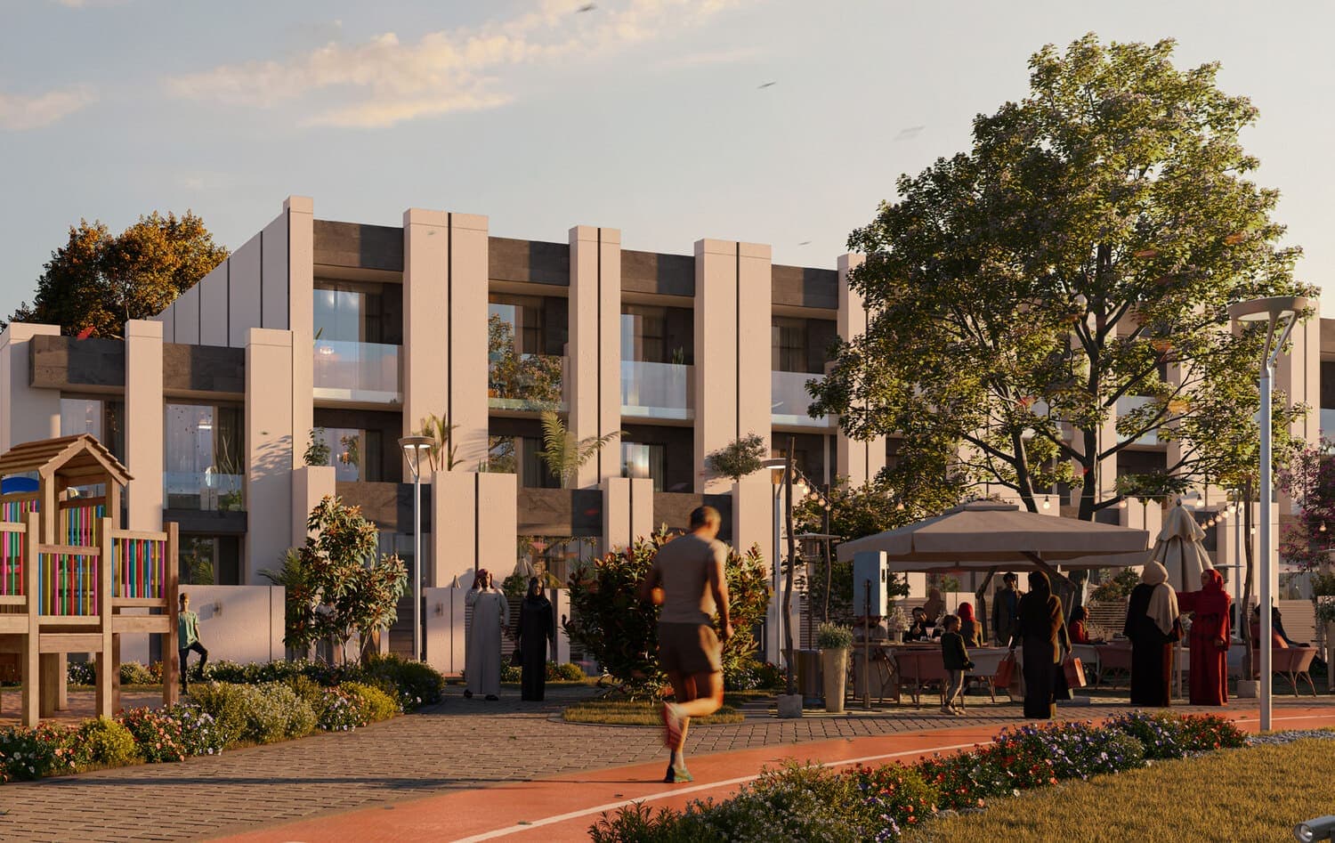 Reportage Village exterior view - Wadi Al Safa 7, Dubai - by Reportage Properties