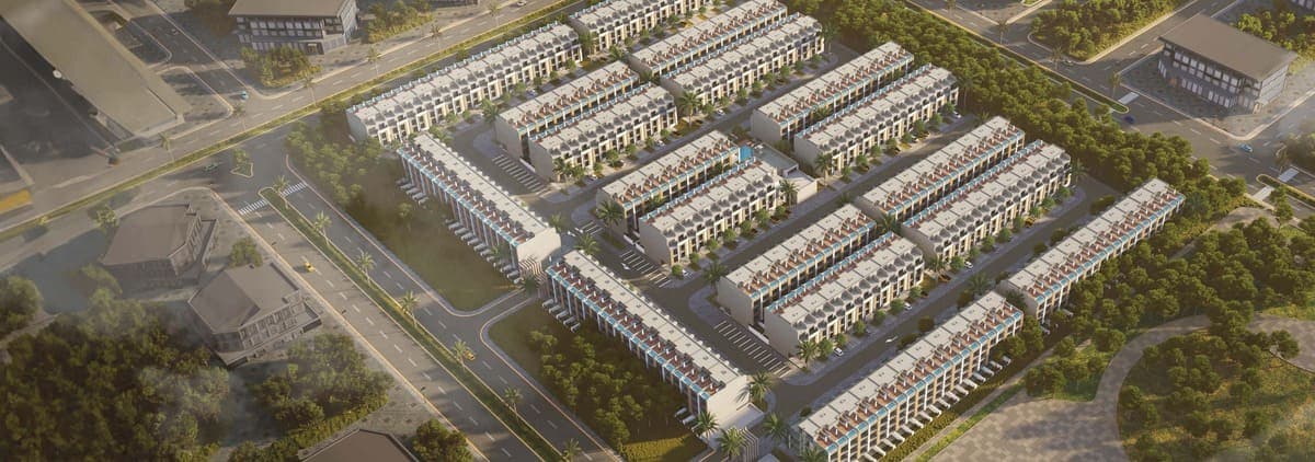 Reportage Village Khalifa City exterior view - Khalifa City, Dubai - by Reportage Properties