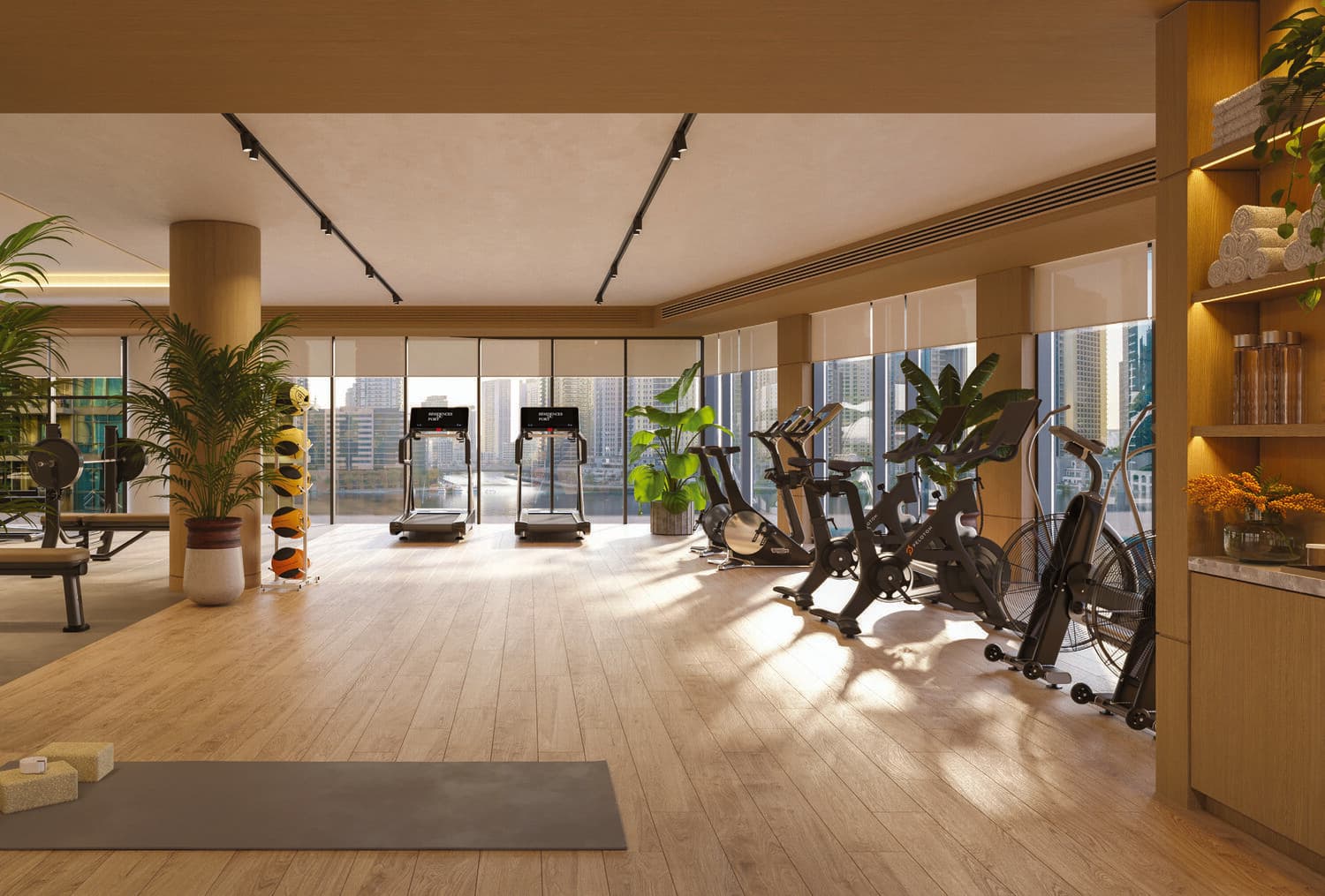 Residences Du Port Autograph Collection amenity Wellness Studio in Dubai Marina, Dubai, by FIM Partners