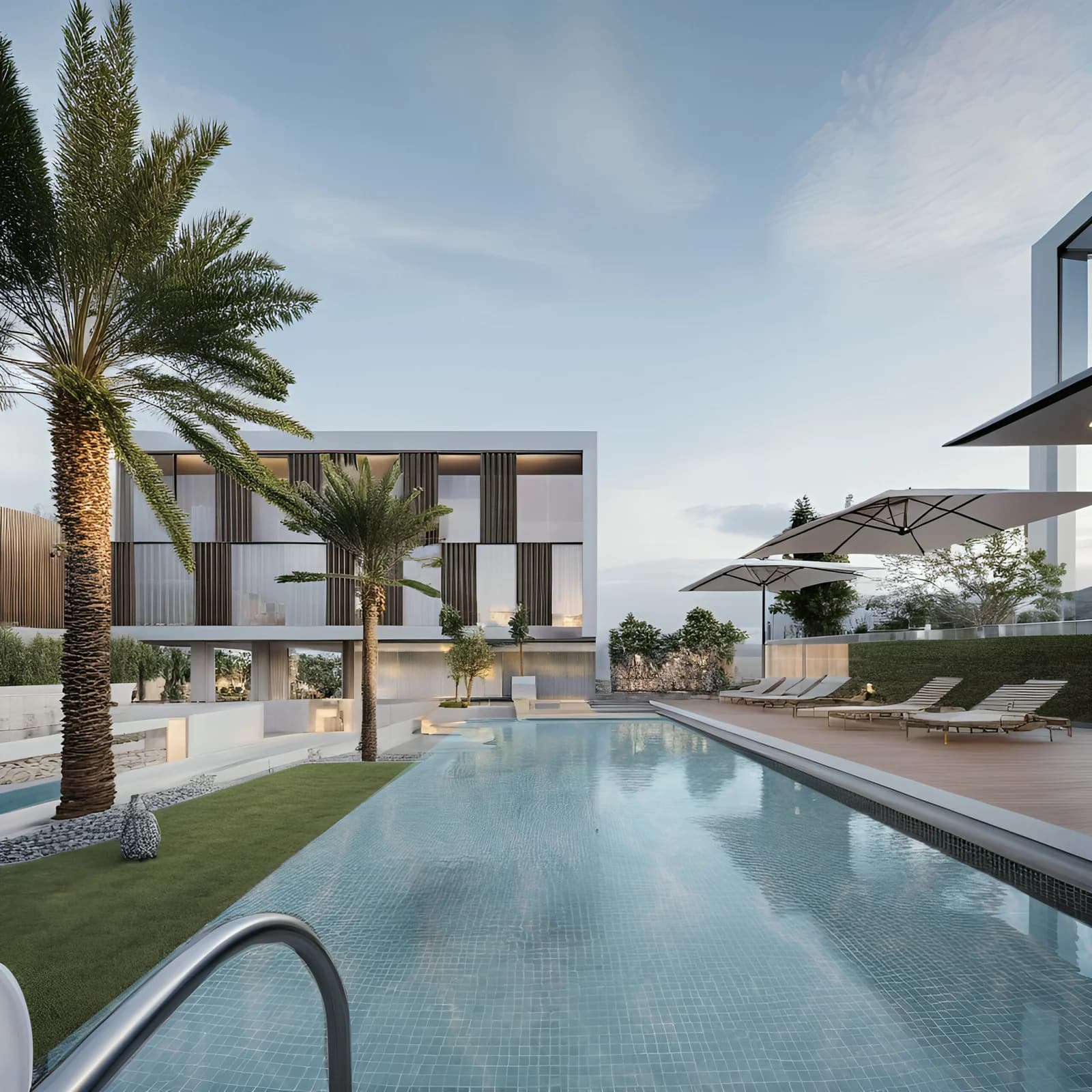 Rijas Majan amenity Infinity Pool - Majan, Dubai - by Rijas Aces Property