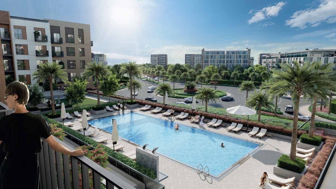 Rimal Residences Maryam Island amenity Swimming Pool - Maryam Island, Dubai - by Eagle Hills