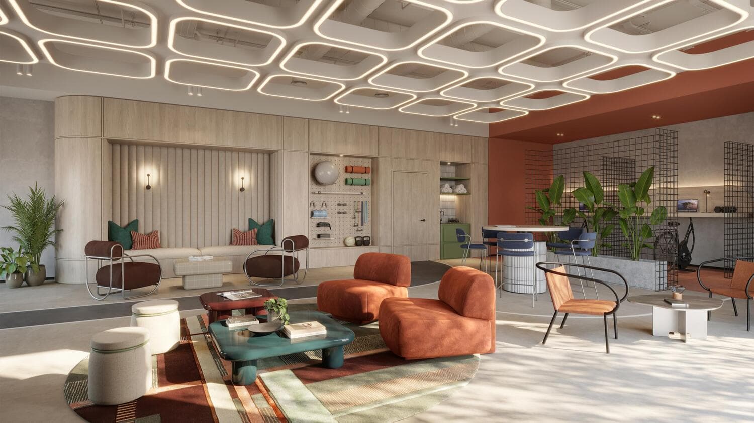 Rise by Athlon amenity Social Fitness Room in Arabian Ranches 3, Dubai, by ALDAR