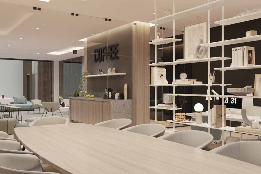 Riva Residence amenity Business Lounge - Maritime City, Dubai - by Vakson Development
