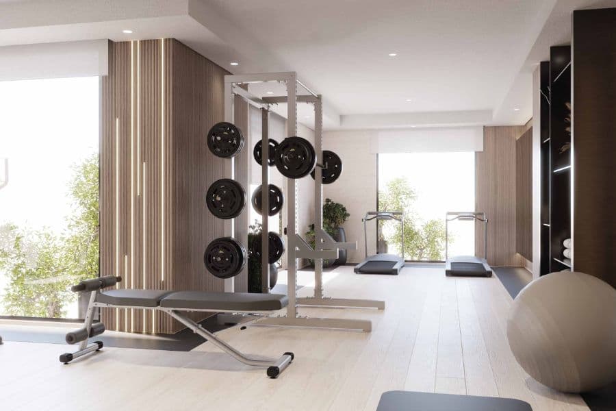 Riva Residence amenity Fitness Center - Maritime City, Dubai - by Vakson Development