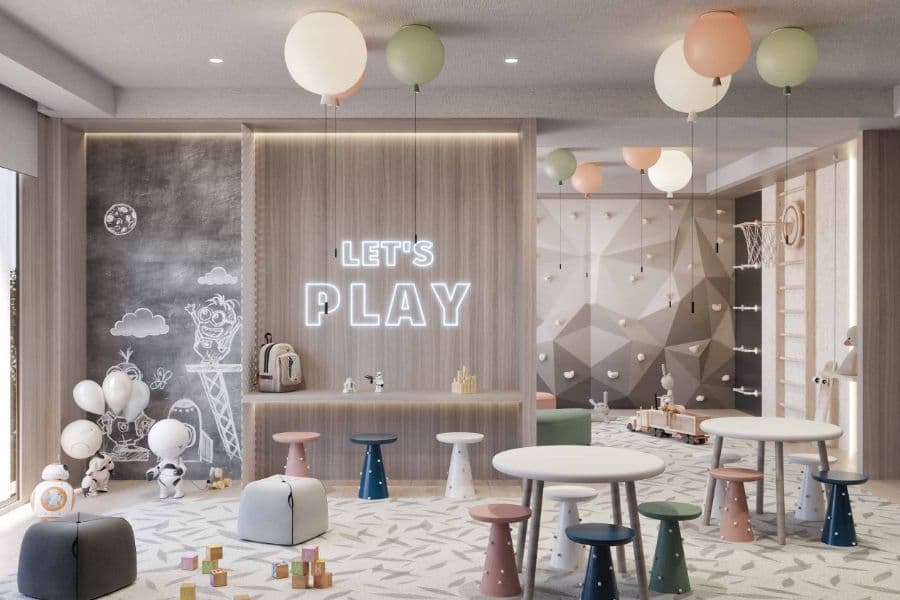 Riva Residence amenity Kids Play Area - Maritime City, Dubai - by Vakson Development