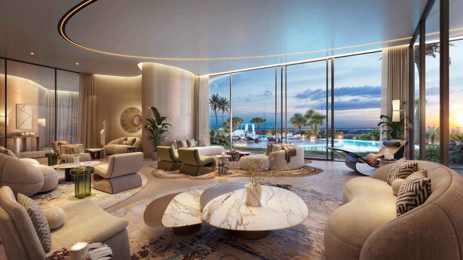 Rivage amenity Family Lounge - Abu Dhabi, Dubai - by Deyaar
