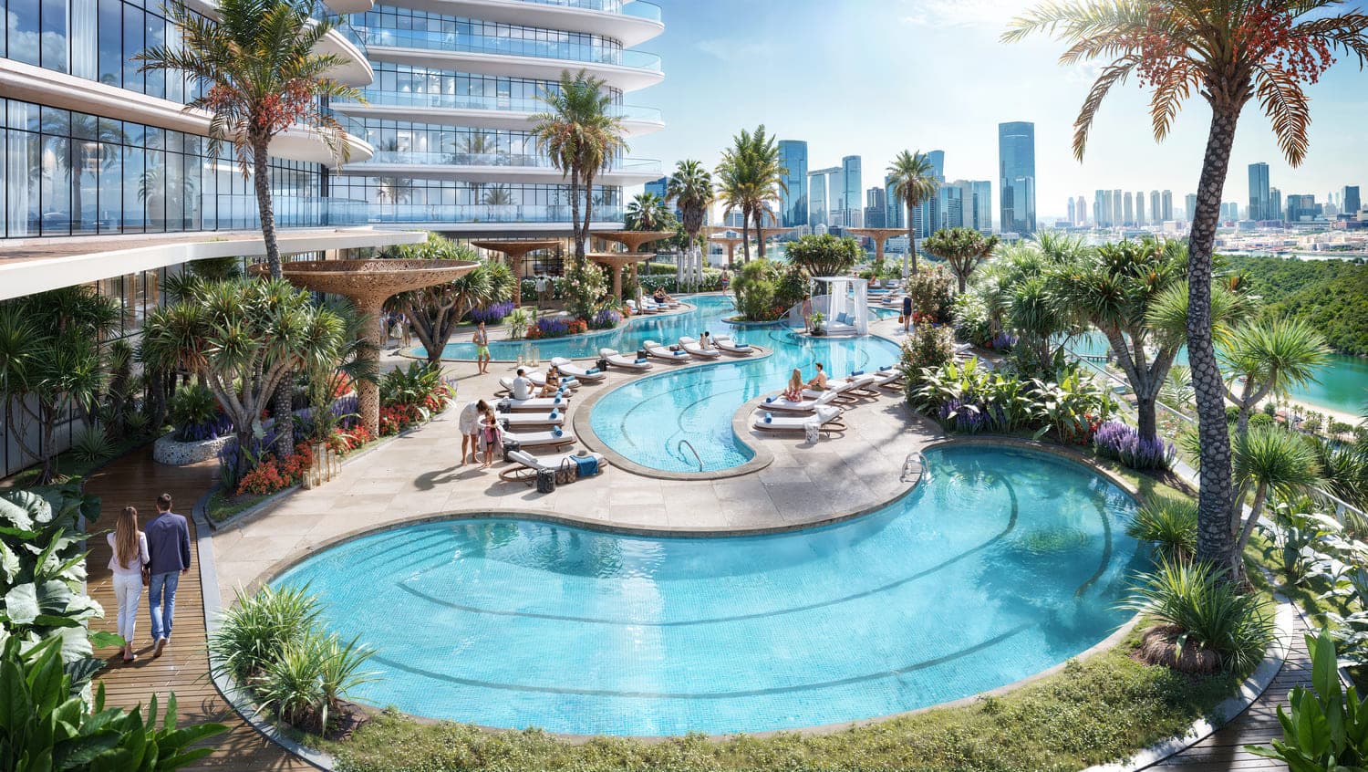 Rivage amenity Family Pool - Abu Dhabi, Dubai - by Deyaar