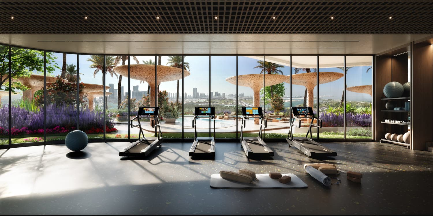 Rivage amenity Gym - Abu Dhabi, Dubai - by Deyaar