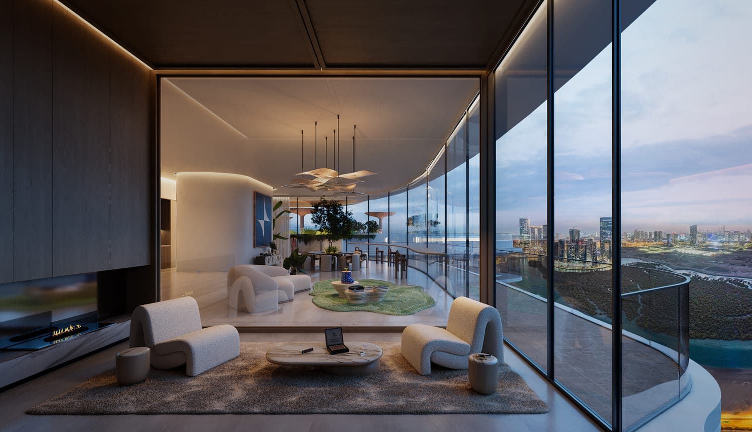 Rivage amenity Horizon Lounge - Abu Dhabi, Dubai - by Deyaar