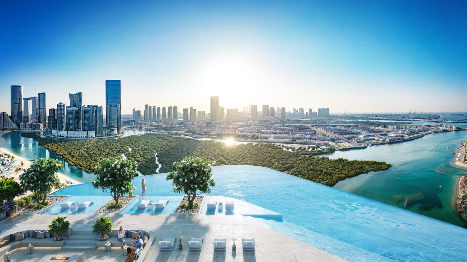 Rivage amenity Horizon Pool - Abu Dhabi, Dubai - by Deyaar