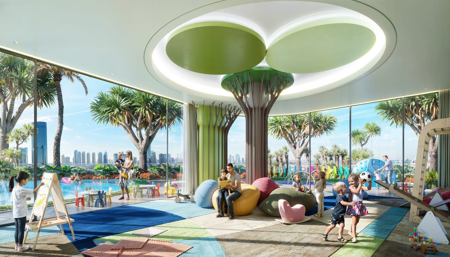 Rivage amenity Kids Play Area - Abu Dhabi, Dubai - by Deyaar