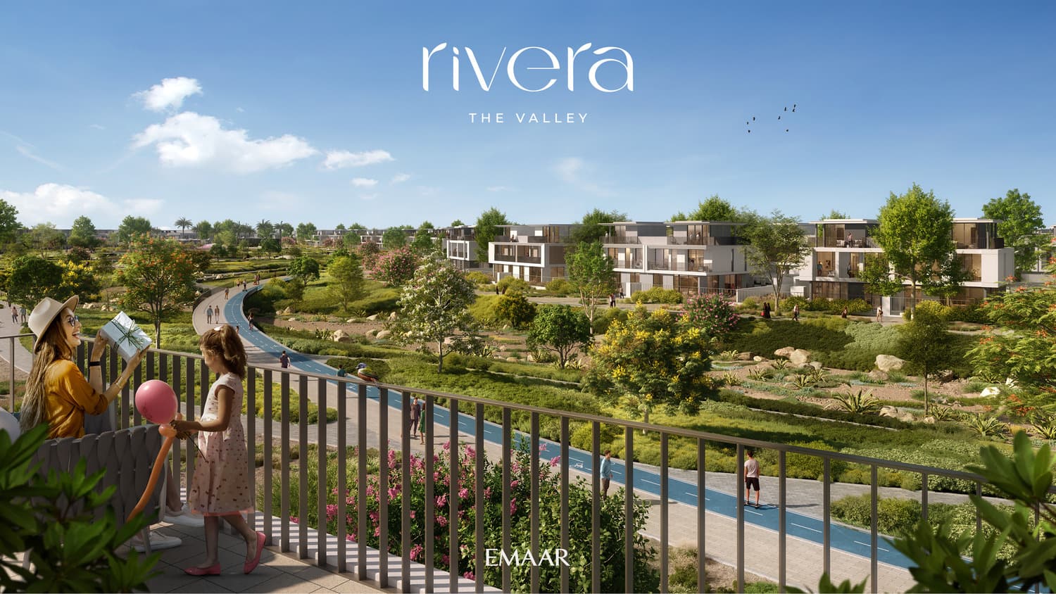 Rivera The Valley amenity Jogging Route in Umm Nahad 3/Madinat Hind 3, Dubai, by Emaar