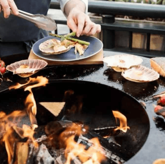 Riverside by Damac amenity Bbq & Live Cooking Stations - Damac Riverside, Dubai - by DAMAC