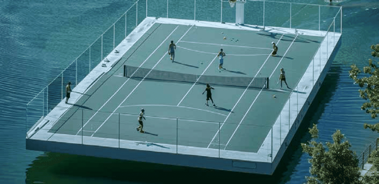 Riverside by Damac amenity Floating Sports - Damac Riverside, Dubai - by DAMAC