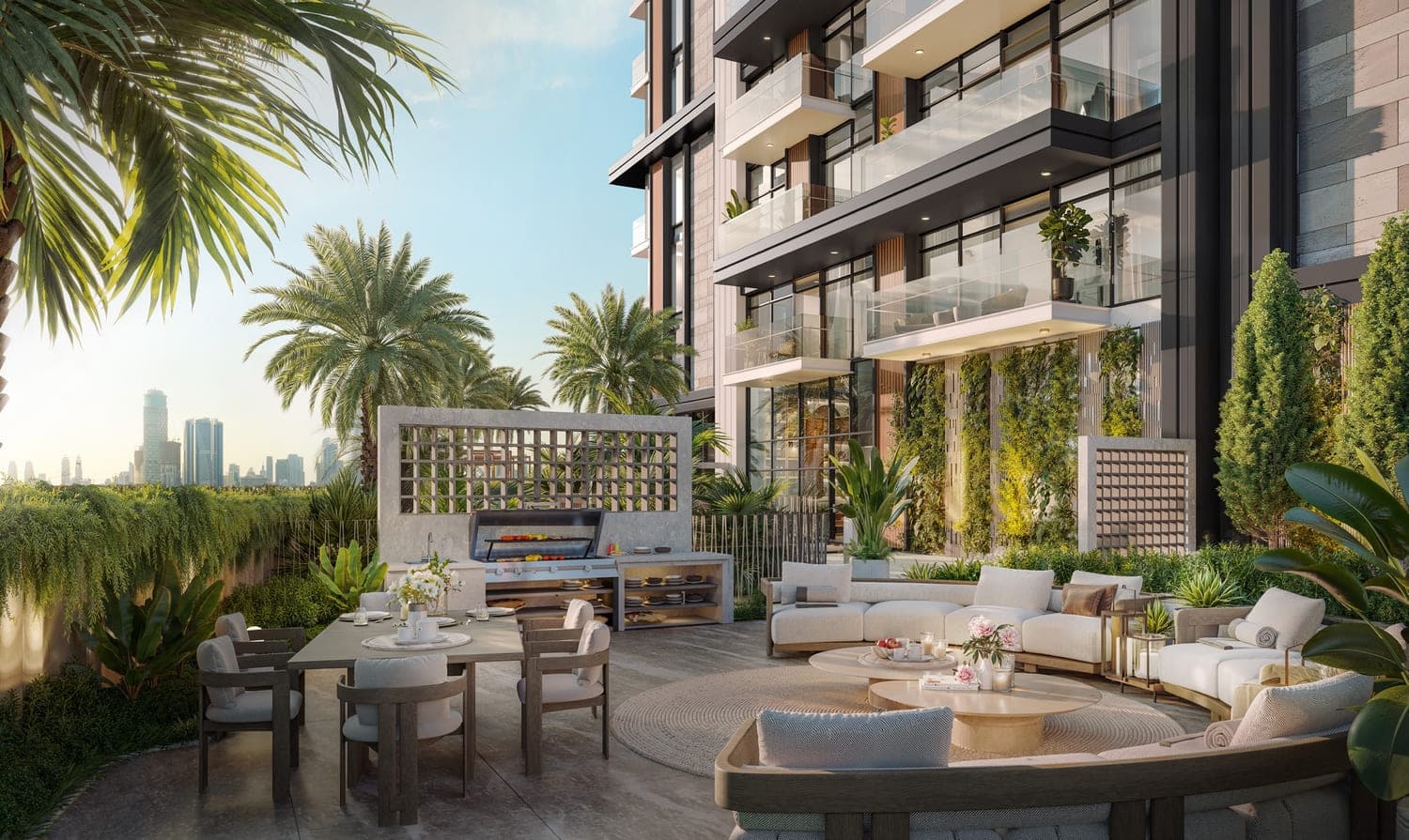 Riverton House amenity Outdoor Bbq & Dining - Bukadra, Dubai - by Ellington
