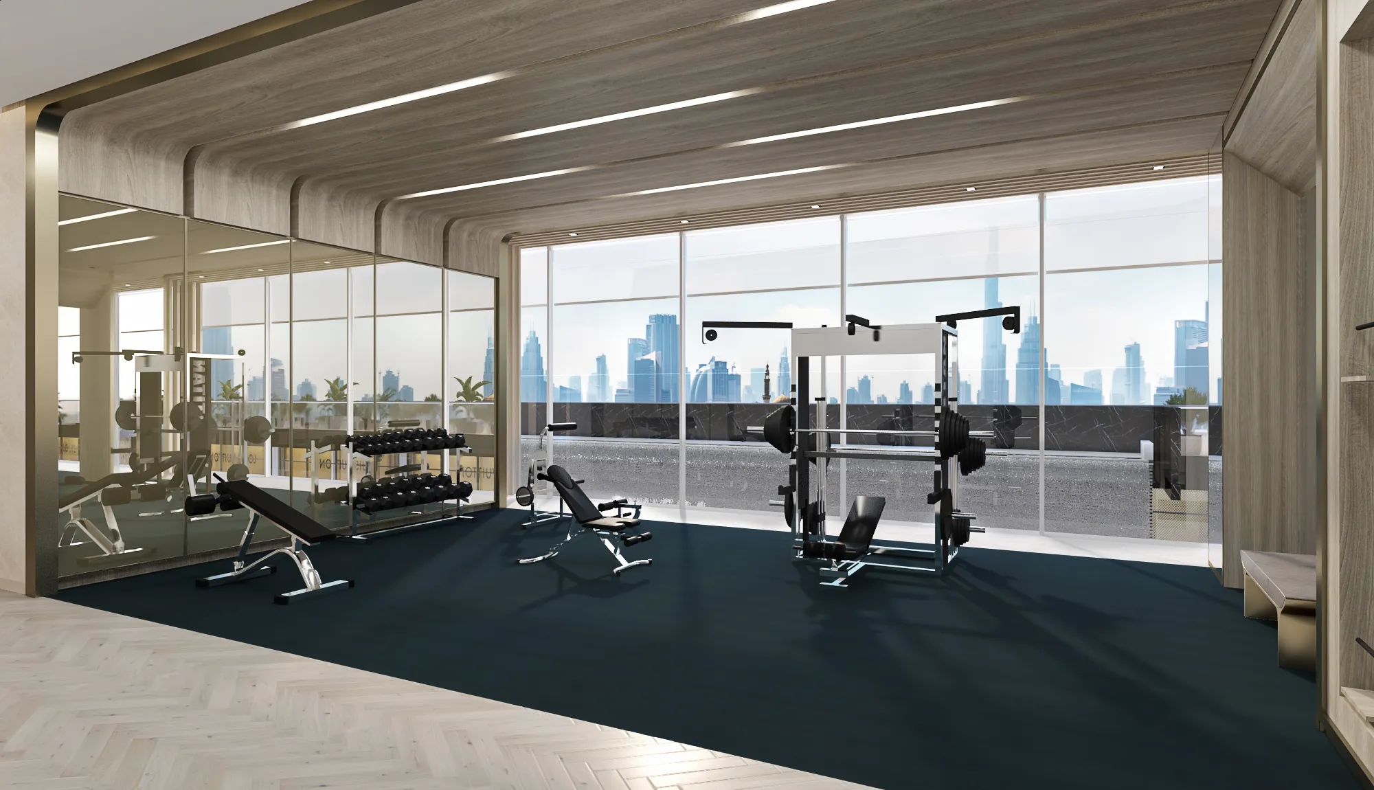 Riviera 56 amenity Gym - Meydan, Dubai - by Azizi