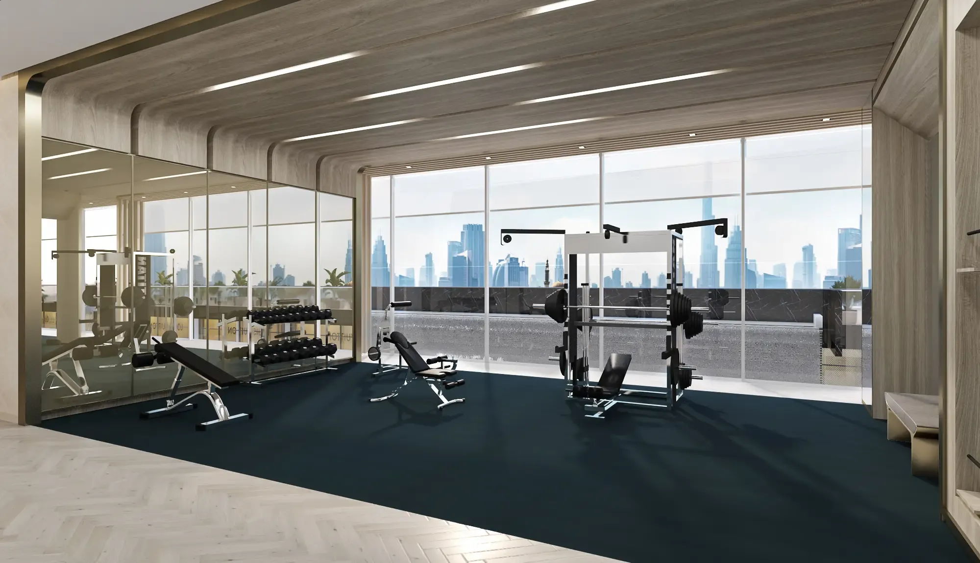 Riviera 58 amenity Gym - Azizi Riviera at Meydan One, Dubai - by Azizi