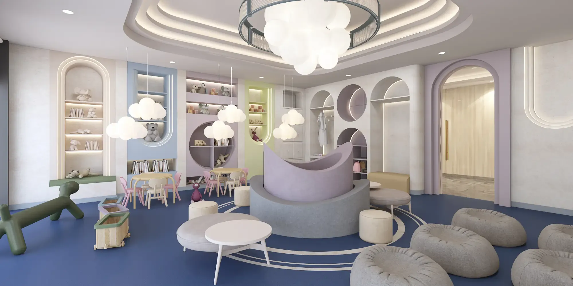 Riviera 58 amenity Kids' Play Area - Azizi Riviera at Meydan One, Dubai - by Azizi