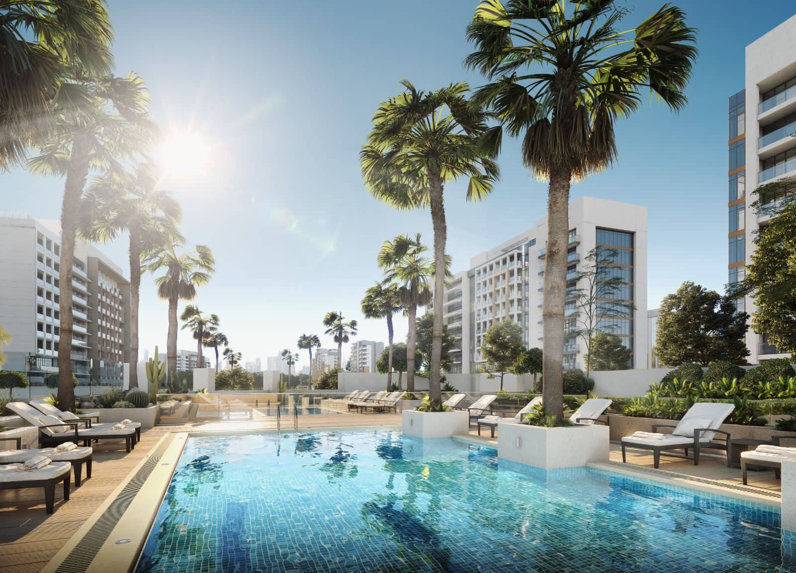 Riviera 59 amenity Swimming Pools - Azizi Riviera at Meydan One, Dubai - by Azizi