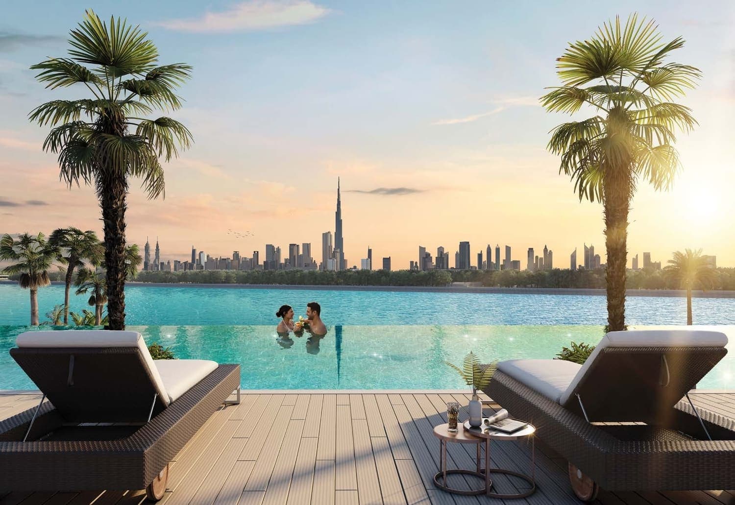 Riviera 61 amenity Swimming Pool - Azizi Riviera at Meydan One, Dubai - by Azizi