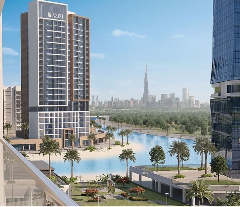 Riviera 63 amenity The Crystal Lagoon And Sandy Beaches in Azizi Riviera at Meydan One, Dubai, by Azizi
