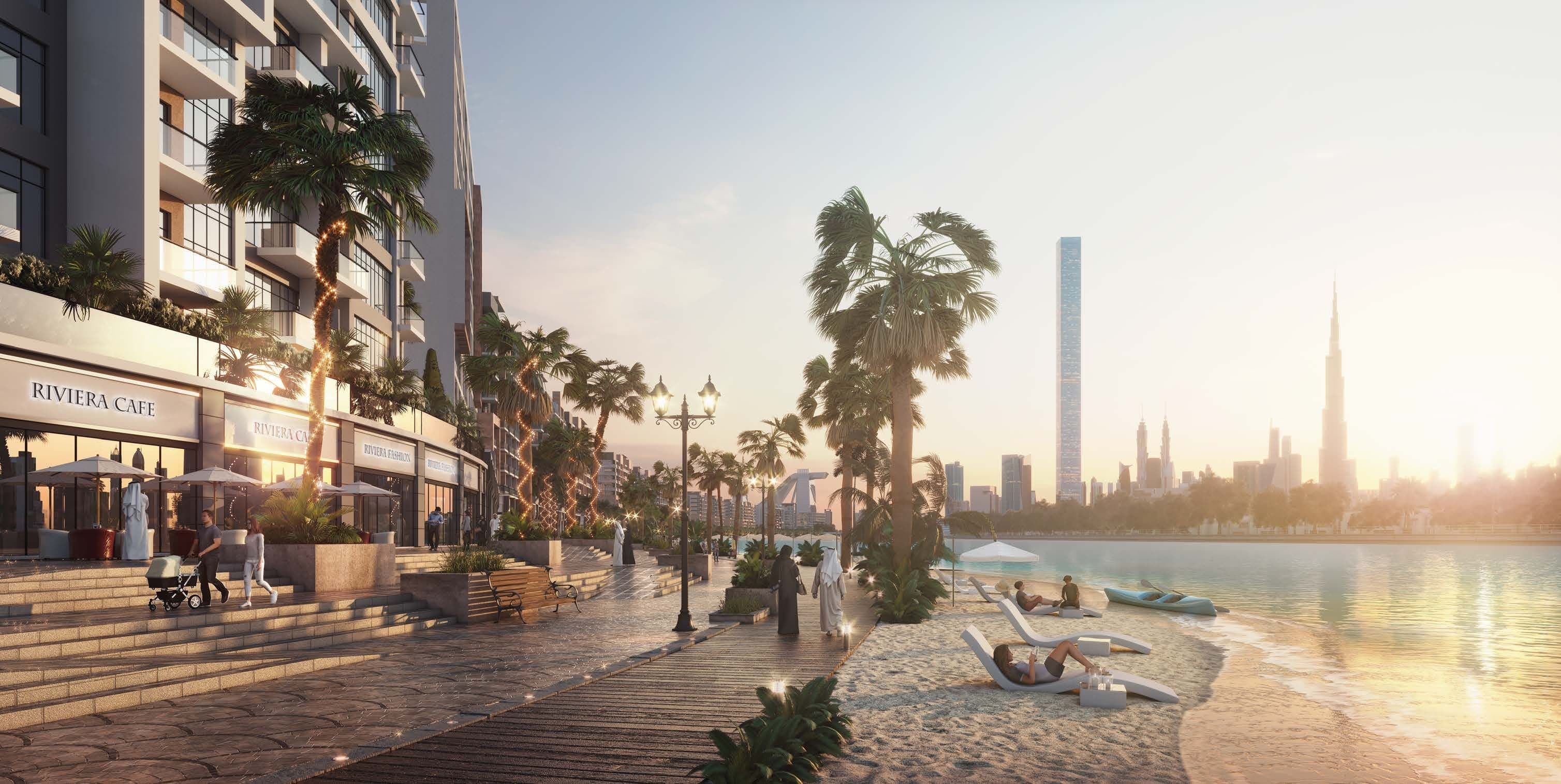Riviera Azure amenity Beachfront Areas - Azizi Riviera at Meydan One, Dubai - by Azizi