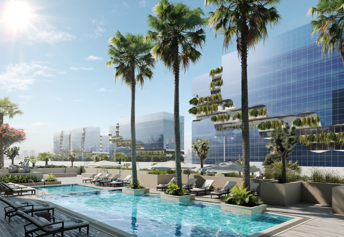 Riviera Azure amenity Swimming Pool - Azizi Riviera at Meydan One, Dubai - by Azizi