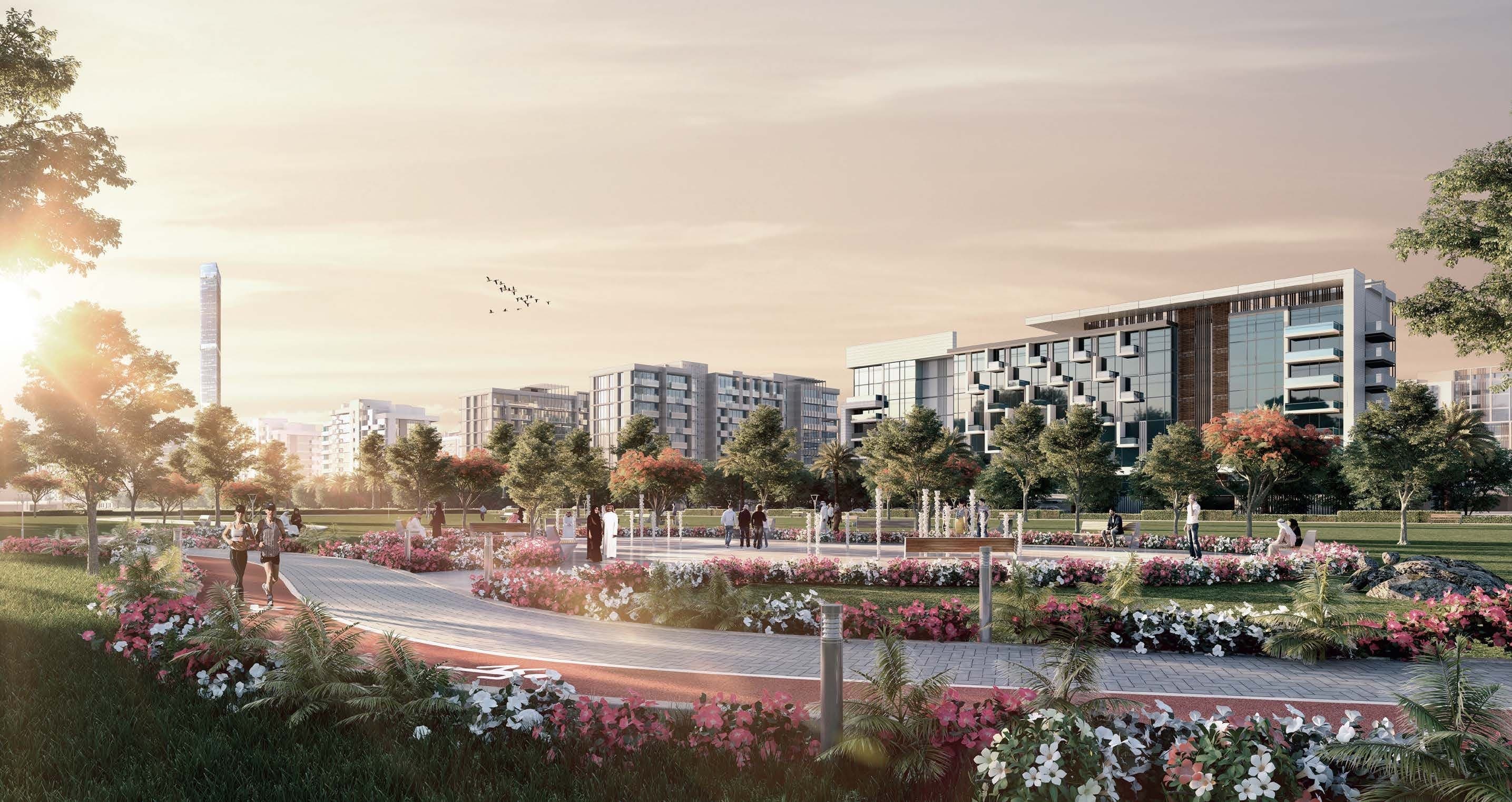 Riviera Beach Front amenity Zen Garden - Azizi Riviera at Meydan One, Dubai - by Azizi