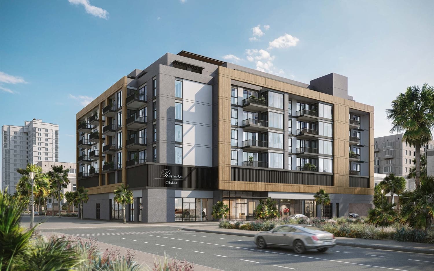 Riviera Chalet exterior view - JVC (Jumeirah Village Circle), Dubai - by Riviera Group