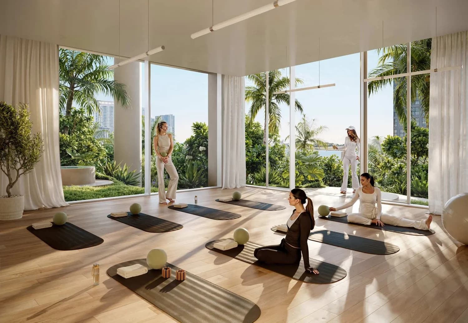 Riviera Residence amenity Crossfit & Yoga Zones - Abu Dhabi, Dubai - by Mered