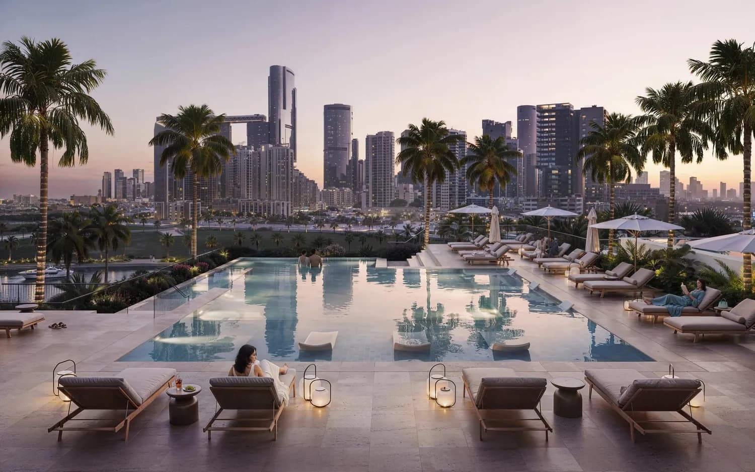 Riviera Residence amenity Swimming Pool - Abu Dhabi, Dubai - by Mered