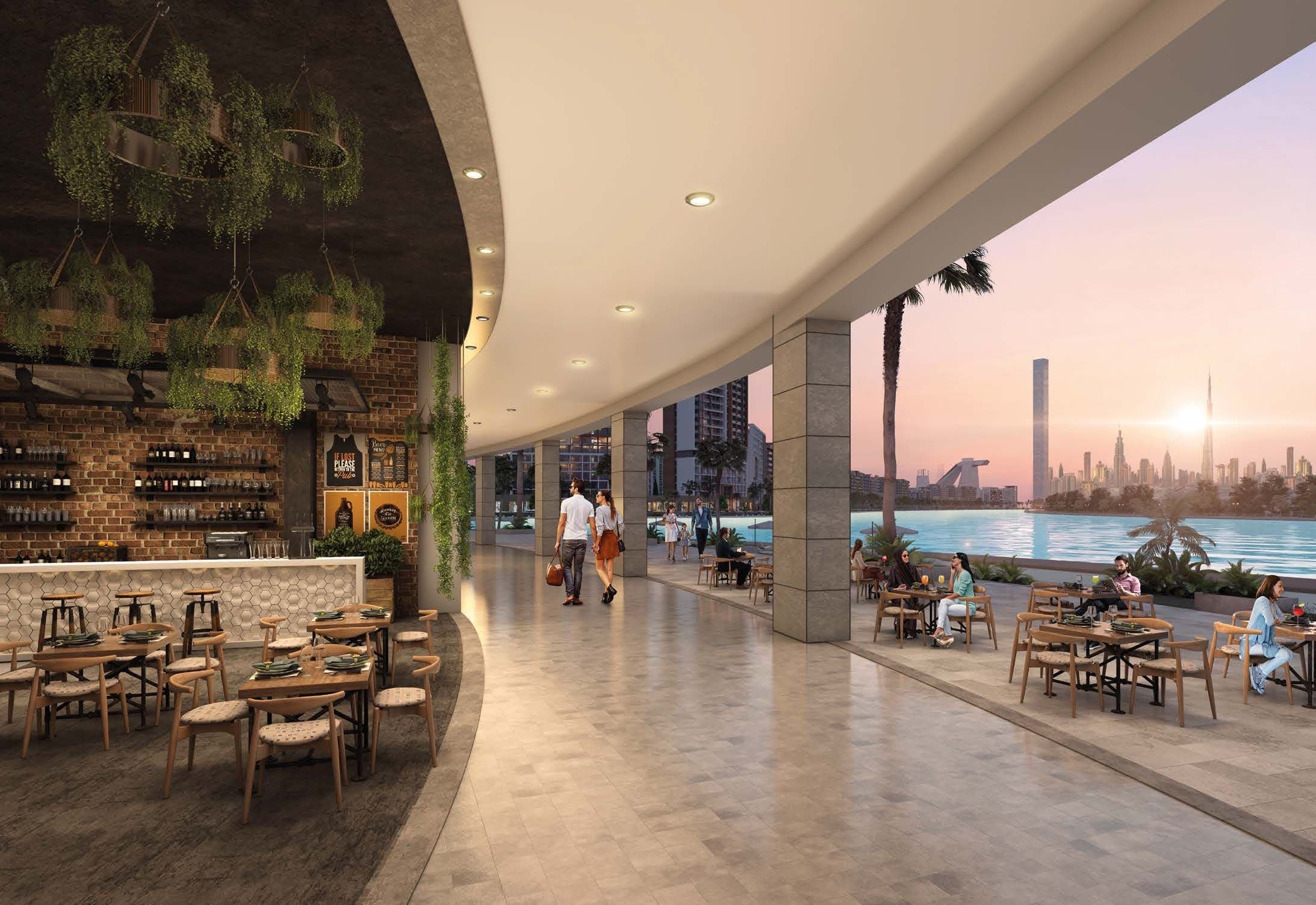 Riviera Rêve amenity Restaurants & Cafes - Azizi Riviera at Meydan One, Dubai - by Azizi