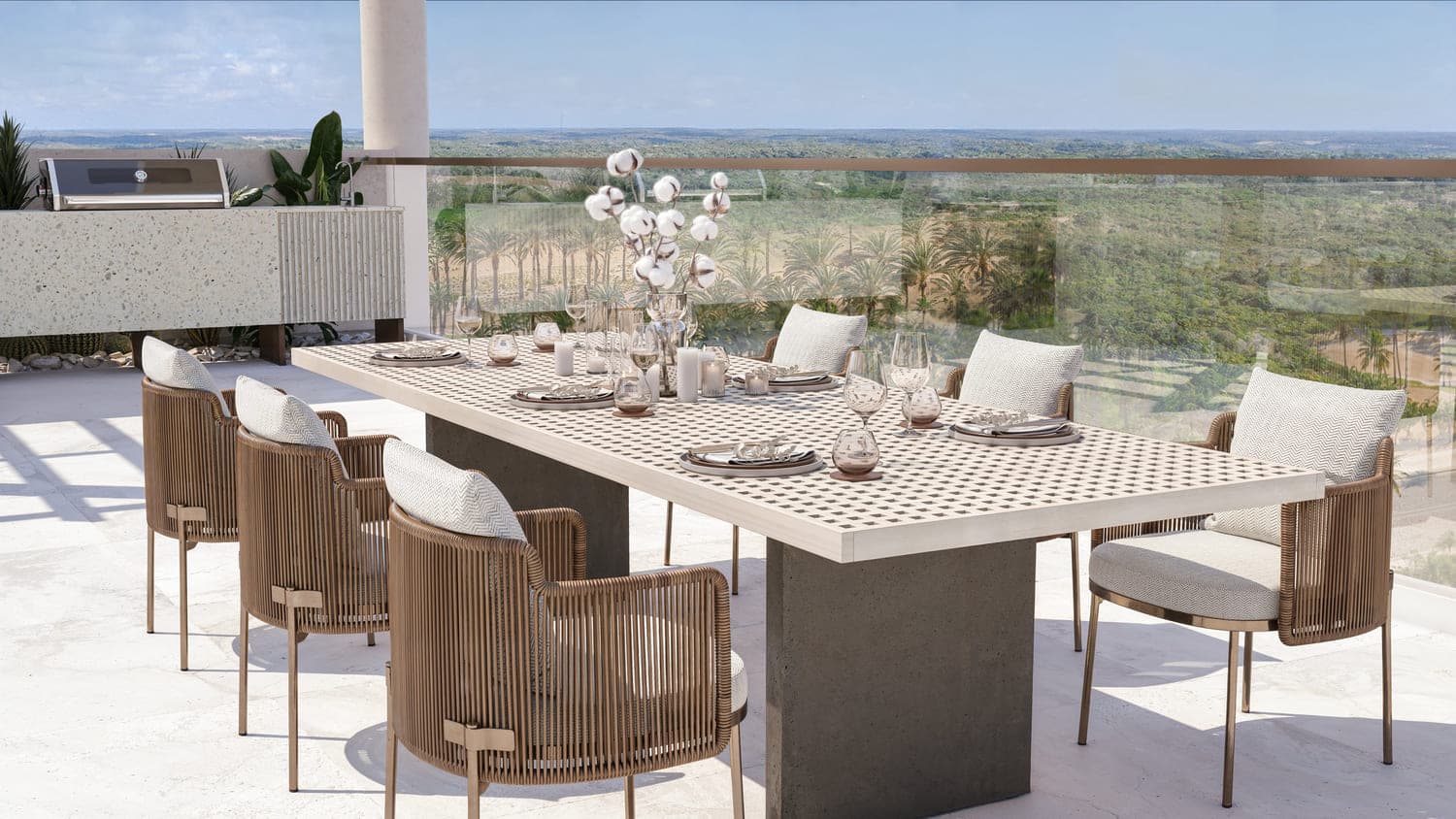 Rivo amenity Dining Area - Dubailand Residence Complex, Dubai - by Grovy Developers