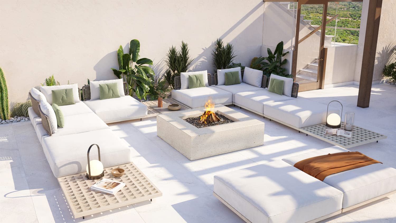 Rivo amenity Rooftop Lounge - Dubailand Residence Complex, Dubai - by Grovy Developers