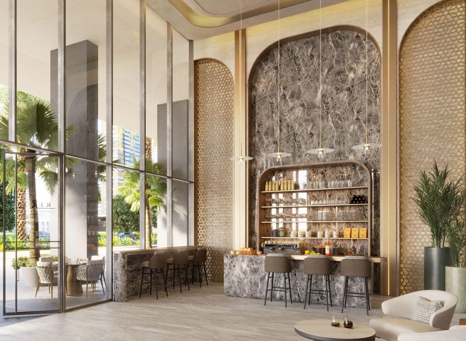 Rixos Residences amenity Café & Lounge in Downtown Dubai, Dubai, by East and West International Group