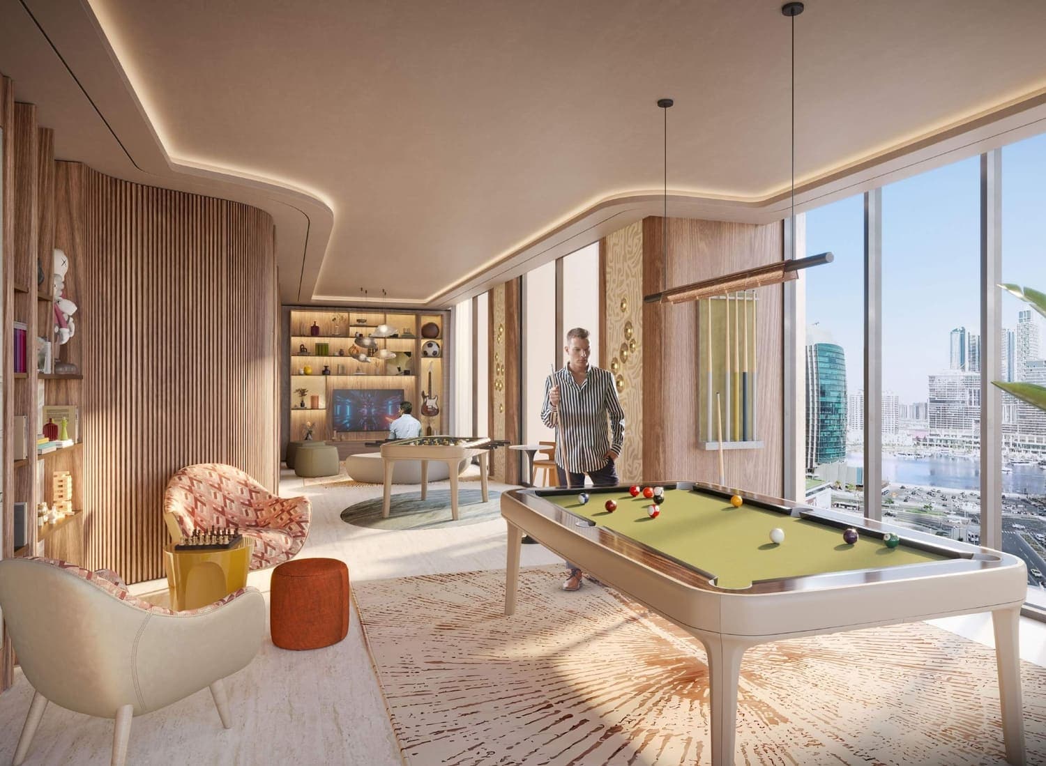 Rixos Residences amenity Games Room in Downtown Dubai, Dubai, by East and West International Group
