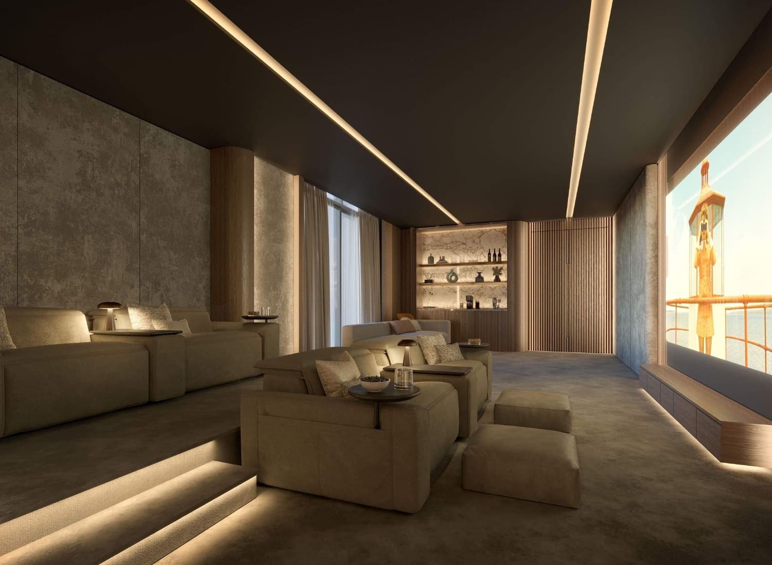 Rixos Residences amenity Private Screening Room in Downtown Dubai, Dubai, by East and West International Group