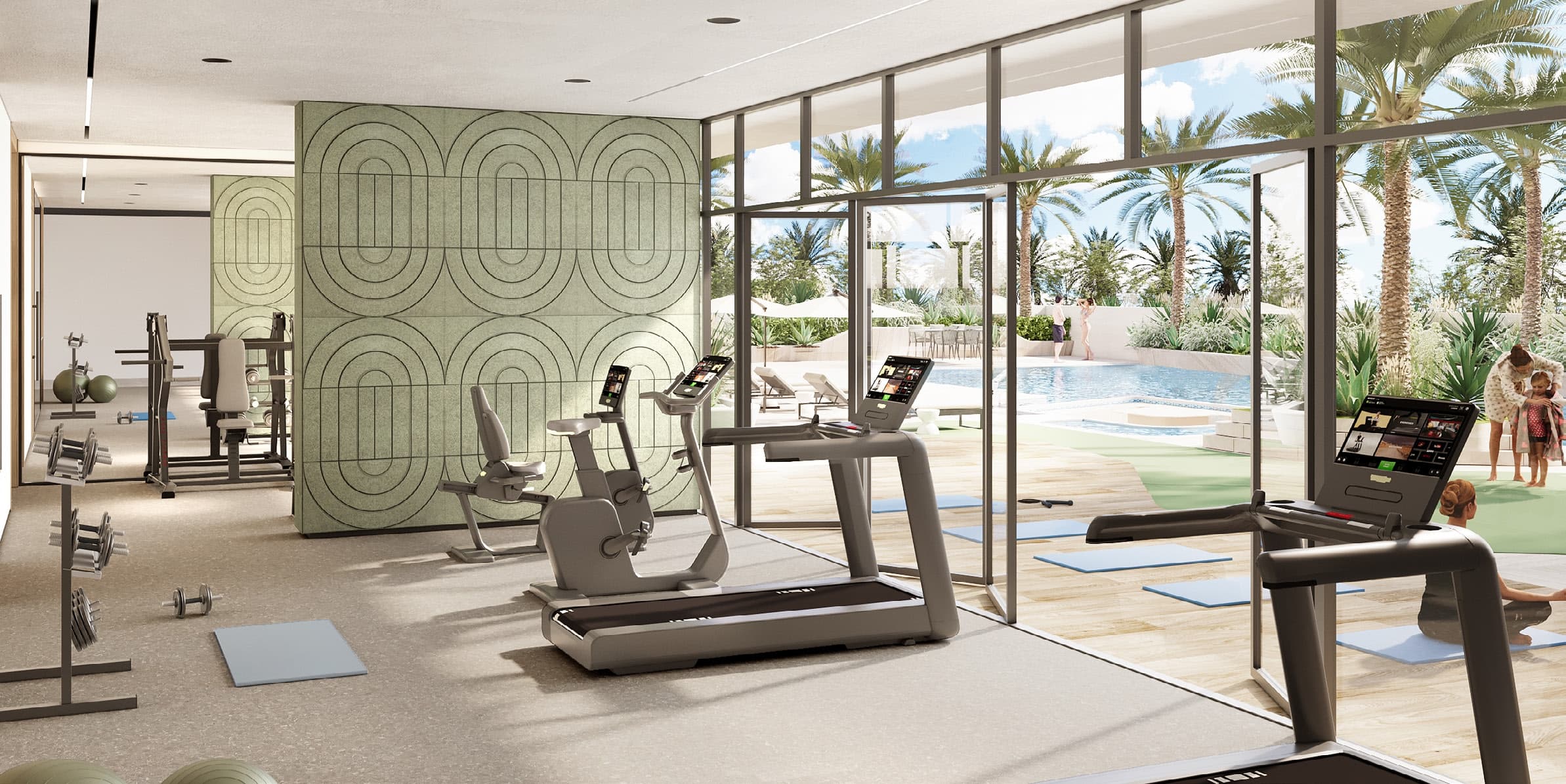 Roma Residences amenity Gym - JVC (Jumeirah Village Circle), Dubai - by JRP Development