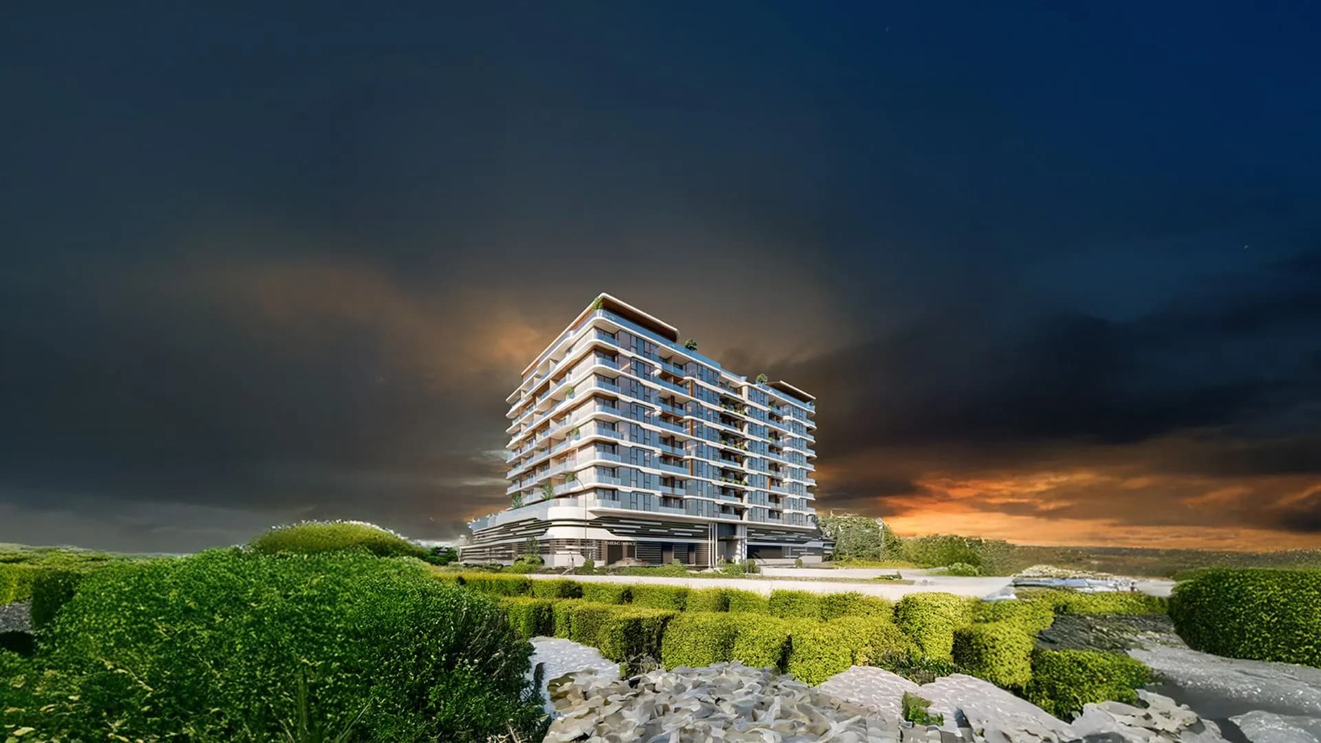 Rose Gardens 1 exterior view - Al Satwa, Dubai - by ROZ Real Estate Development LLC