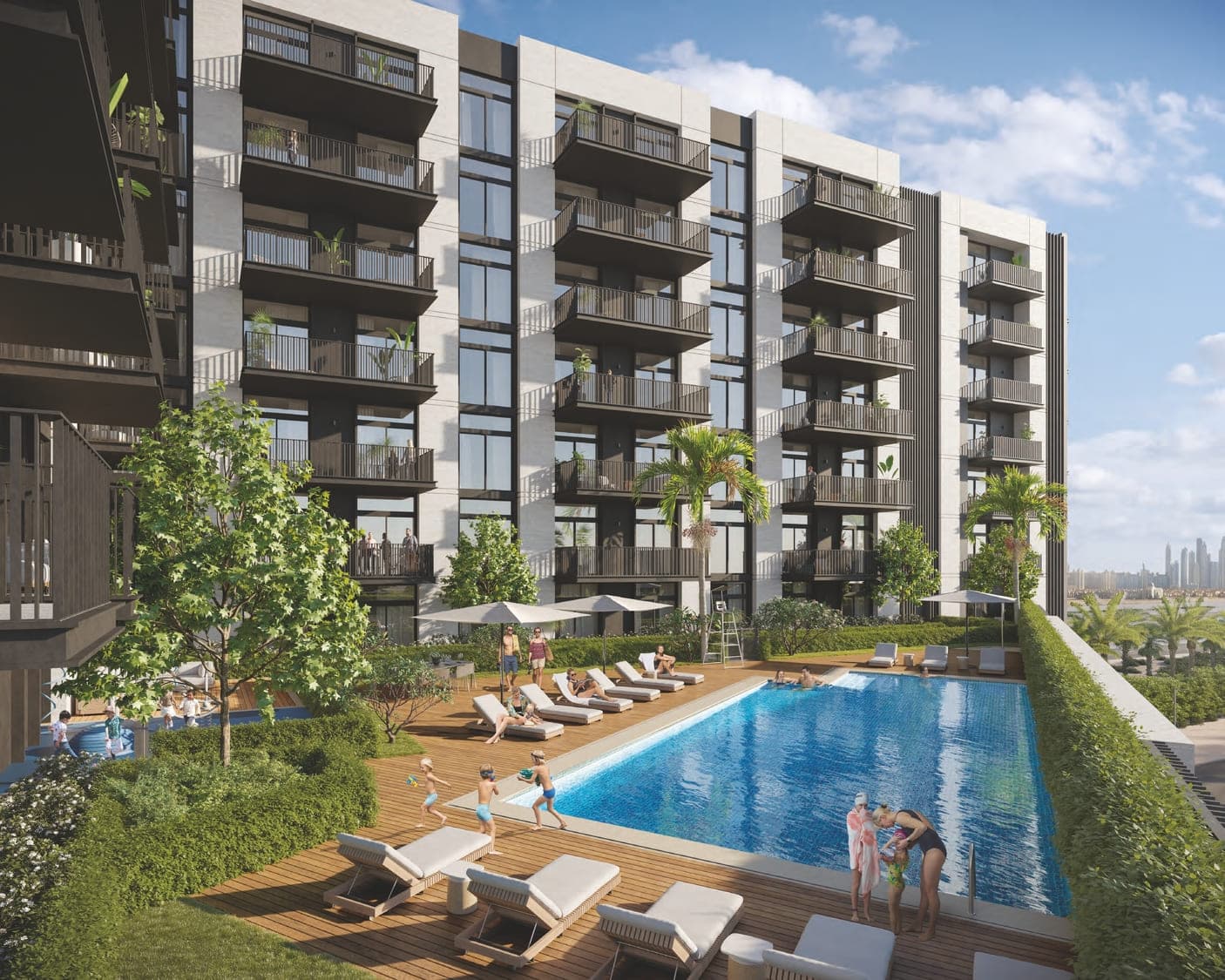 Rosemont Residences exterior view - JVT (Jumeirah Village Triangle), Dubai - by Ellington