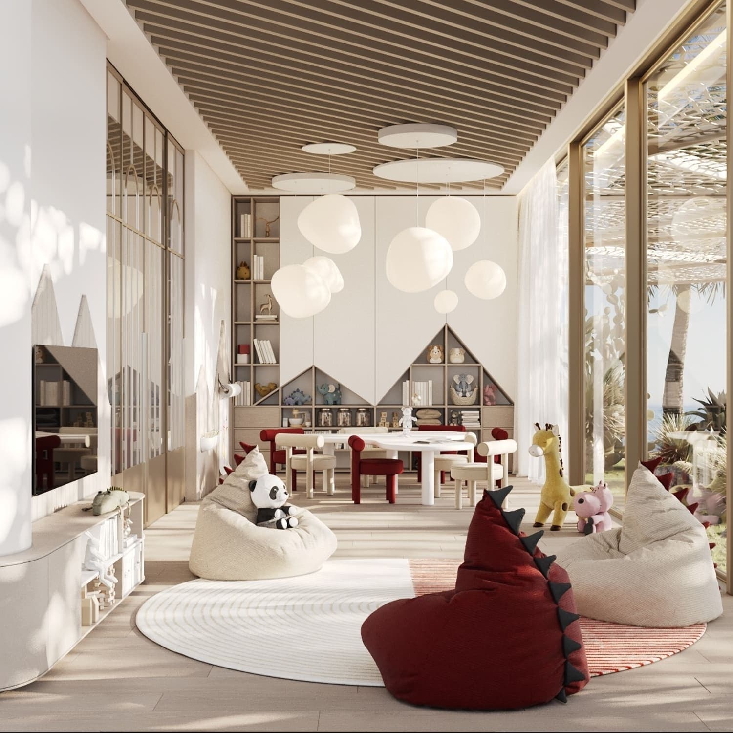 Rosso Bay Residences amenity Outdoor & Indoor Kids Play Area - Al Marjan Island, Dubai - by ALDAR