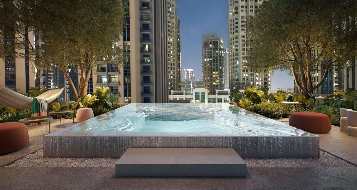 Rove Home Downtown amenity Jacuzzi - Downtown Dubai, Dubai - by Irth Development
