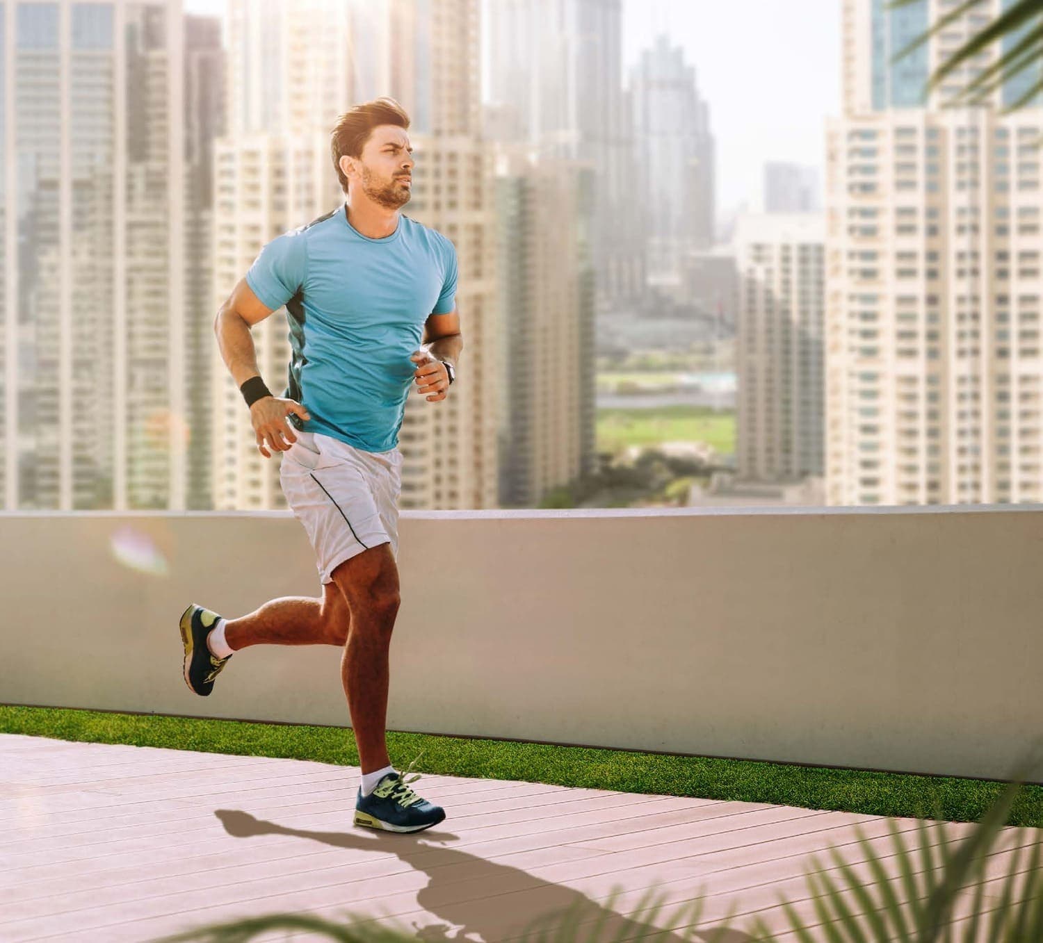 Rove Home Downtown amenity Running Track - Downtown Dubai, Dubai - by Irth Development