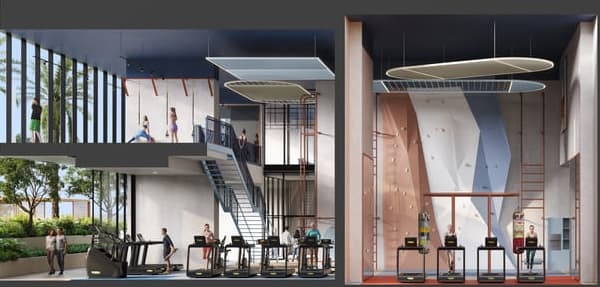 Rove Home Dubai Marina amenity State-Of-The Art Gym With Mezzanine - Dubai Marina, Dubai - by Irth Development