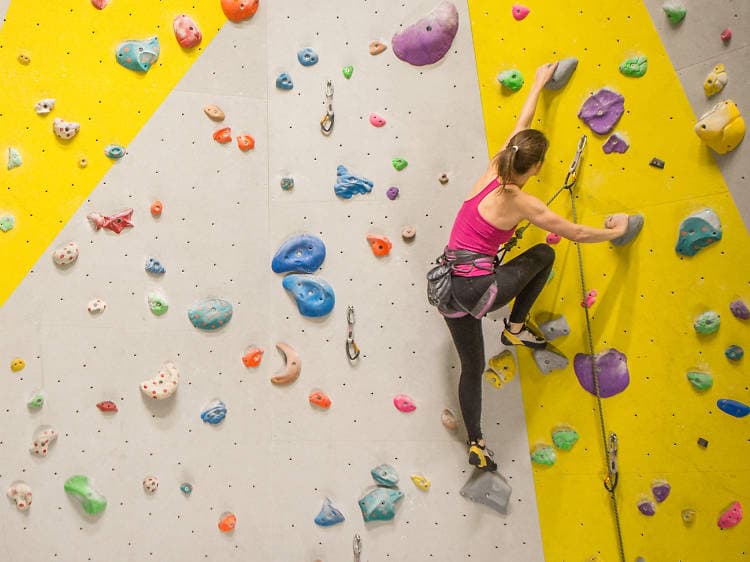 Rove Home Marasi Drive amenity Climbing Wall - Business Bay, Dubai - by Irth Development